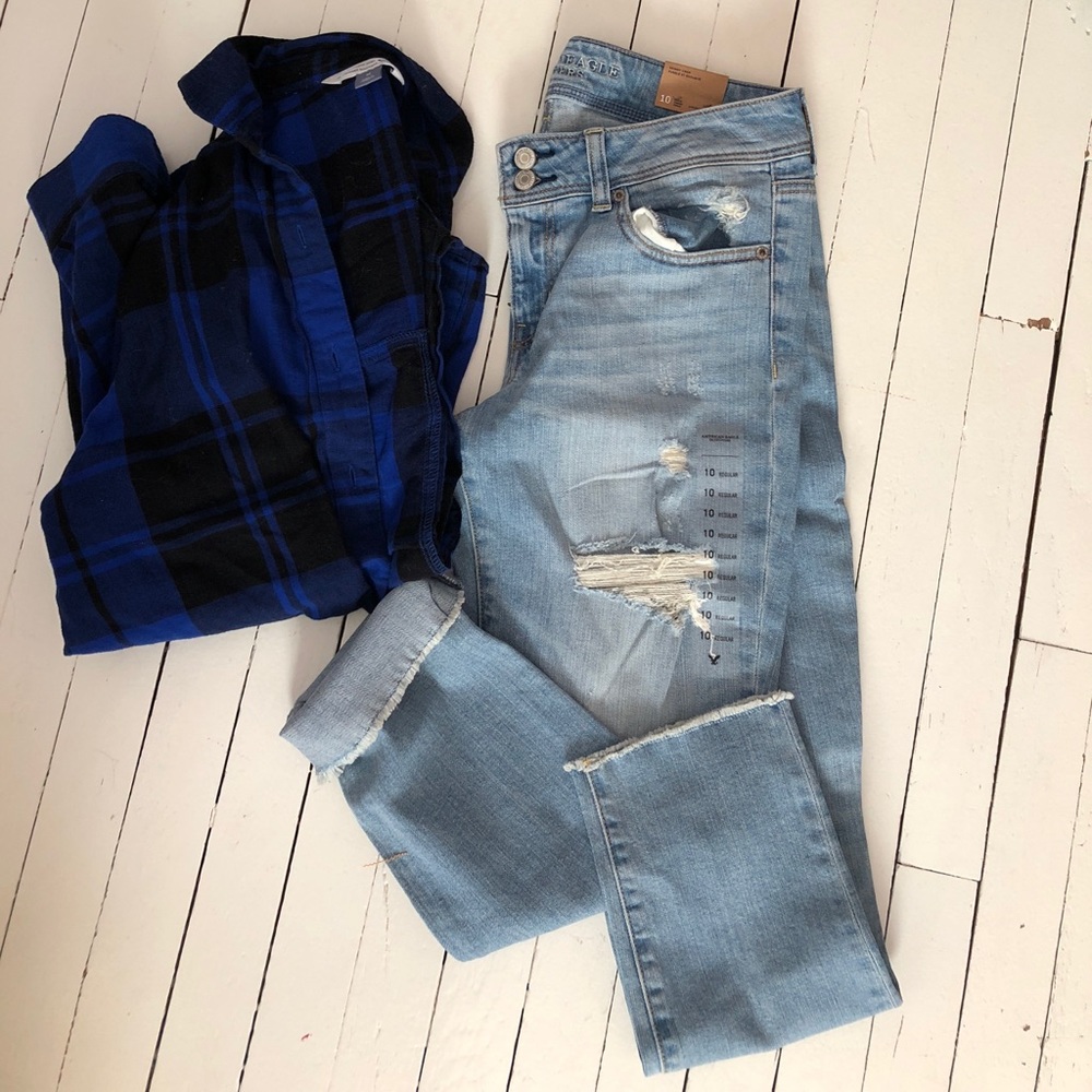 New!! American Eagle skinny crop sz. 10